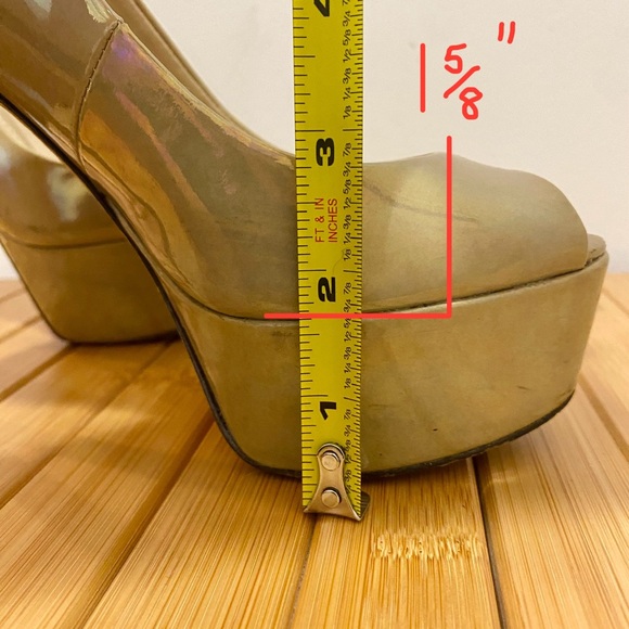 LAST CHANCE | Brian Atwood Platform Peep Toe Stilettos - Picture 8 of 17